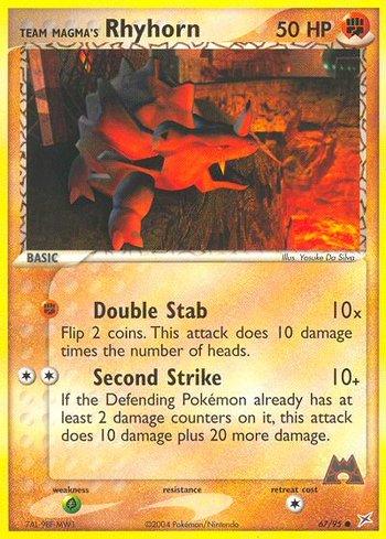 Team Magma's Rhyhorn (67/95)