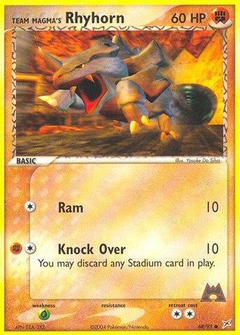 Team Magma's Rhyhorn (68/95)