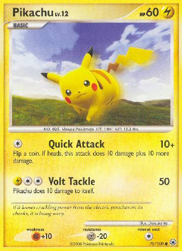 Pikachu (70/100)
