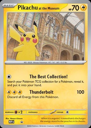 Pikachu at the Museum (Oversized)