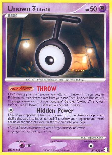 Unown T (67/123)