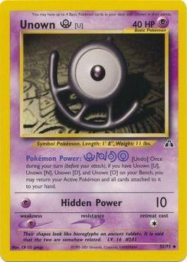 Unown U (51/75)