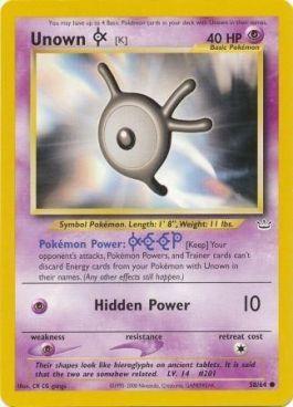 Unown K (58/64)