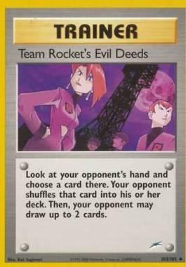 Team Rocket's Evil Deeds (103/105)