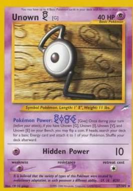 Unown G (27/105)