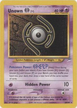 Unown H (28/105)