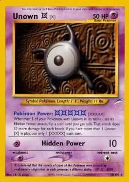 Unown X (30/105)