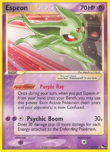 Espeon Star (16/17)
