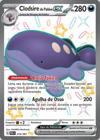 Paldean Clodsire ex (219/091)