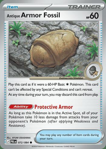 Antique Armor Fossil 072 — Pitch Black