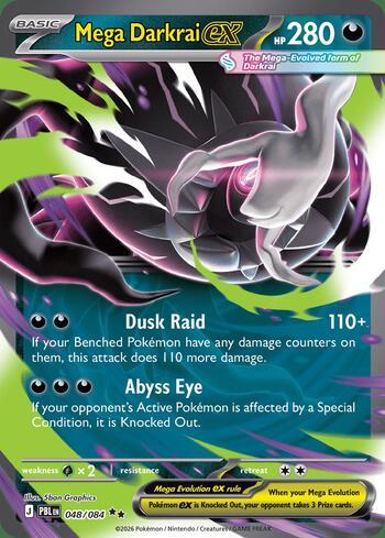 Mega Darkrai ex 048 — Pitch Black