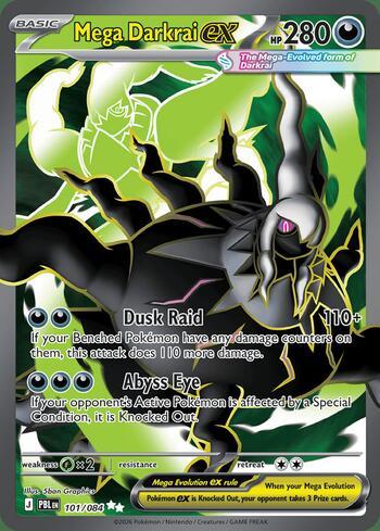 Mega Darkrai ex 101 — Pitch Black
