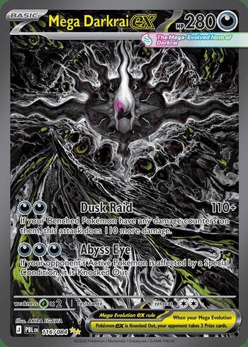 Mega Darkrai ex 116 — Pitch Black