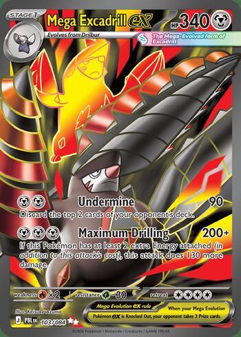 Mega Excadrill ex 103 — Pitch Black