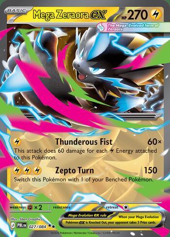 Mega Zeraora ex 027 — Pitch Black