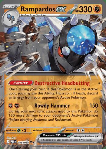 Rampardos ex 045 — Pitch Black