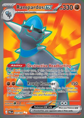 Rampardos ex 100 — Pitch Black