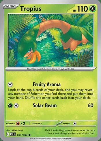 Tropius 001 — Pitch Black