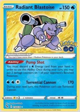 Blastoise Radiante / Radiant Blastoise (018/078) 018
