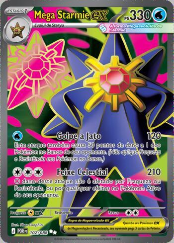 Mega Starmie ex (102/88)