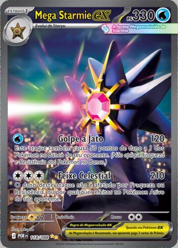 Mega Starmie ex (118/88)