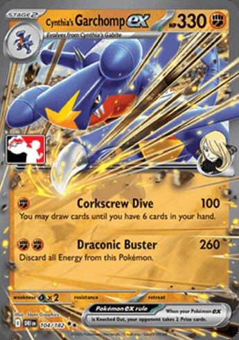 Cynthia's Garchomp ex (104b/90)