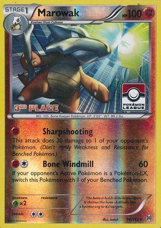 Marowak - 3rd Place