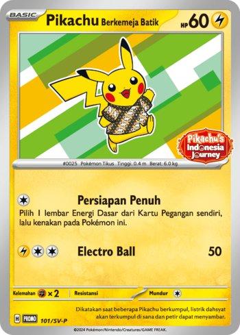 Pikachu Berkemeja Batik [101]