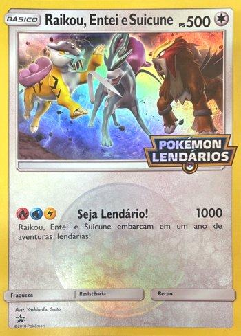 Raikou, Entei &amp; Suicune (Oversize) (2018-B/∞)