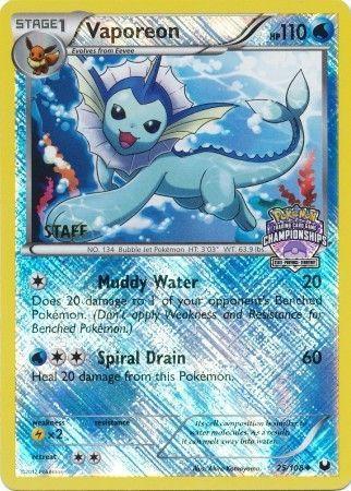 Vaporeon - STAFF — Promos