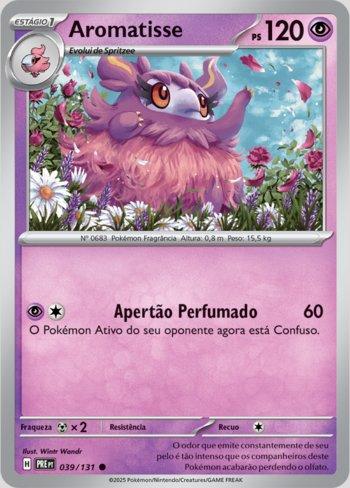 Carta Aromatisse (039/131) do set Evoluções Prismáticas — Pokémon TCG | Bynx