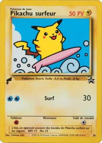 Surfing Pikachu (028/009)