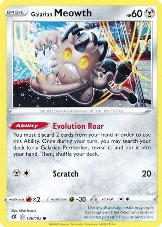 Galarian Meowth (126/192)