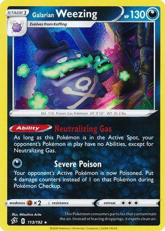 Galarian Weezing (113/192)