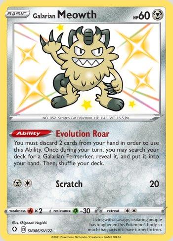 Galarian Meowth (SV086/SV122)