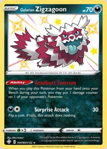 Galarian Zigzagoon (SV078/SV122)
