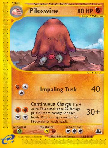Piloswine (43/144)