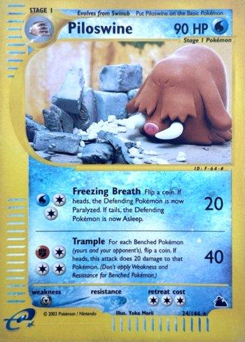 Piloswine (Reverse Holo) (24b/144)