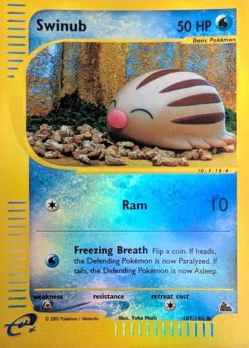 Swinub (Reverse Holo) (107b/144)