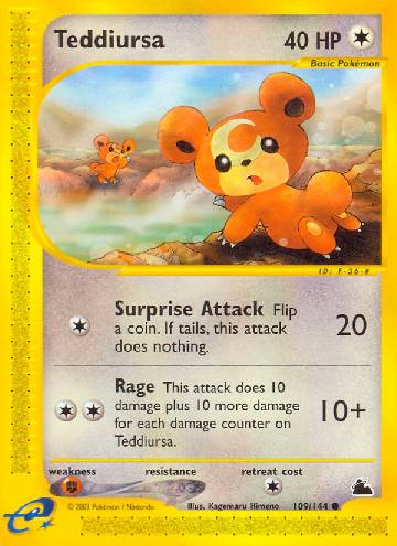 Teddiursa (109/144)