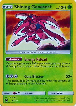 Genesect Luminescente / Shining Genesect (9/73)