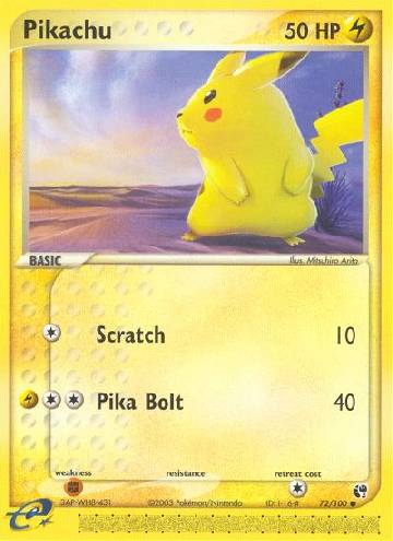 Pikachu (72/100)