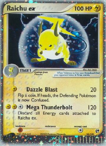Raichu ex (98/100)