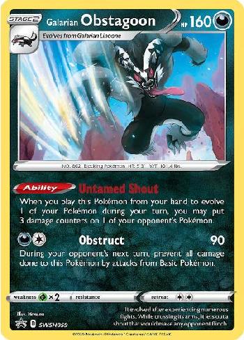 Galarian Obstagoon (SWSH059/71)