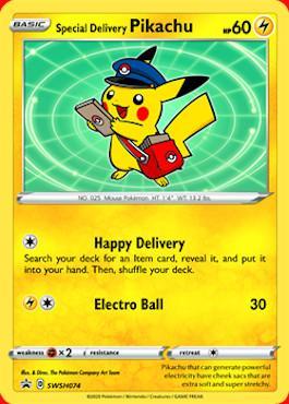 Special Delivery Pikachu (SWSH074/71)