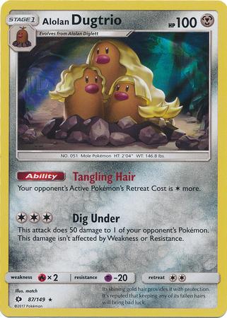 Alolan Dugtrio (87/149)