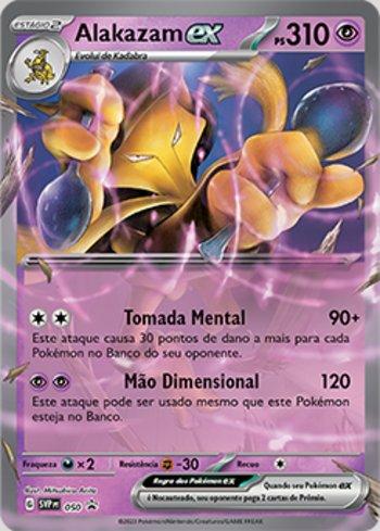 Alakazam ex 050 — Escarlate e Violeta Promos