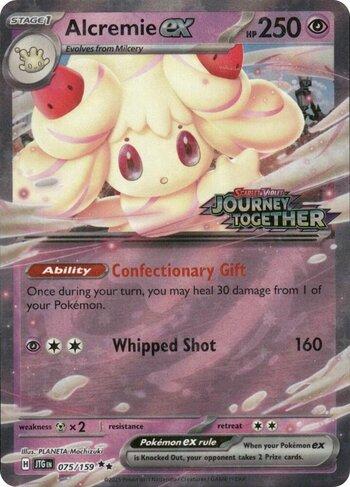 Alcremie ex (Journey Together Stamped) 75c — Escarlate e Violeta Promos