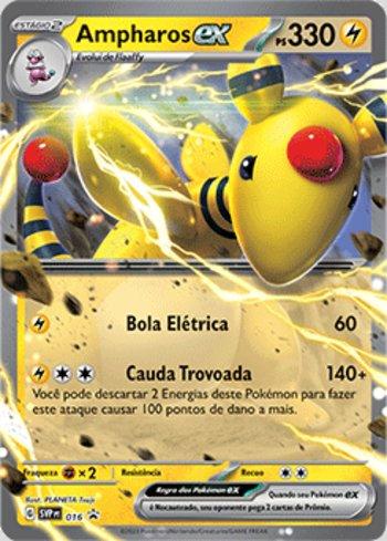 Ampharos ex 016 — Escarlate e Violeta Promos