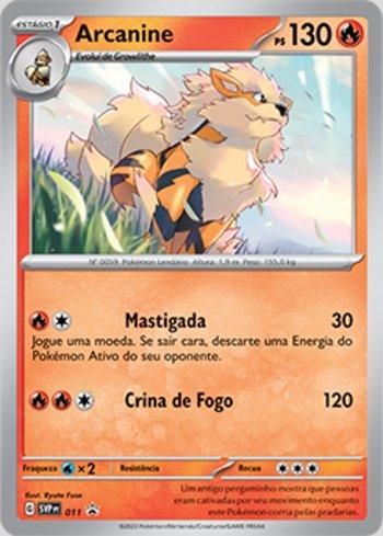 Arcanine 011 — Escarlate e Violeta Promos